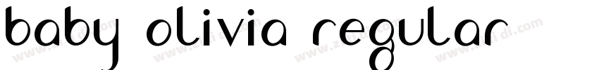 Baby Olivia Regular字体转换